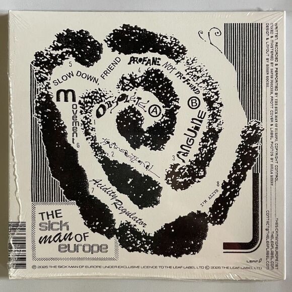 The Sick Man Of Europe  Compact Disc CD, The Leaf Label 2025 DarkWave Electronic - Picture 2 of 2